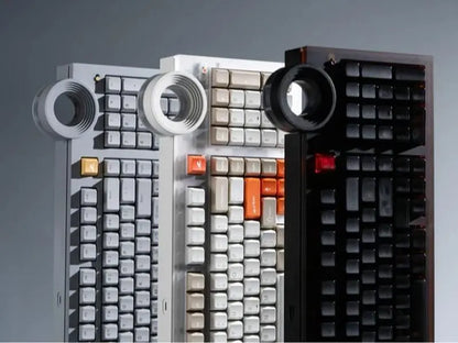 The ATM 98 Features an Ultra-Quiet Creamy Typing Experience, a Star Ring Knob, and Tri-Mode Wireless Connectivity.