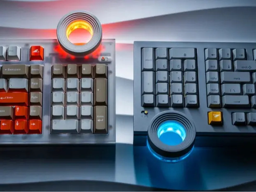 The ATM 98 Features an Ultra-Quiet Creamy Typing Experience, a Star Ring Knob, and Tri-Mode Wireless Connectivity.