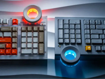 The ATM 98 Features an Ultra-Quiet Creamy Typing Experience, a Star Ring Knob, and Tri-Mode Wireless Connectivity.