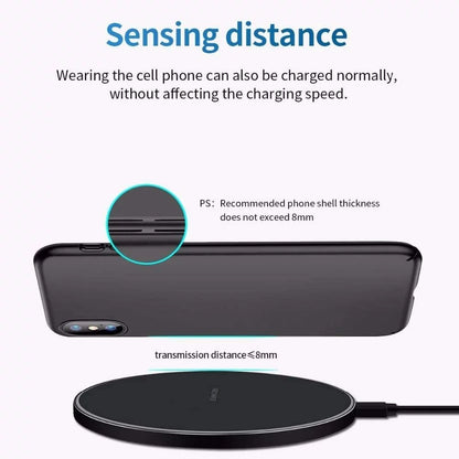 Wireless Charger 15W Fast Charge Aluminum Wireless Charging Pad Compatible with Iphone 16 15 14 13 12 11/XS/XR/8, Samsung Galaxy S25/S24/S23 S22/S21, Note 20/10