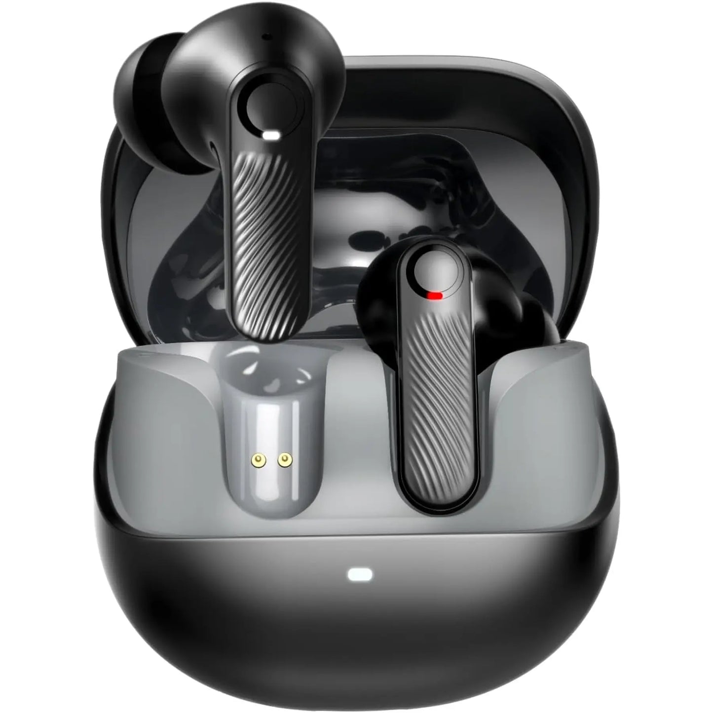 Voprene V73 Hifi Deep Bass Wireless Earbuds with Active Noise Cancellation 140H Playtime ENC Clear Calls Bluetooth 5.4 Immersive ANC & 10 Minute Quick Charge - Charging